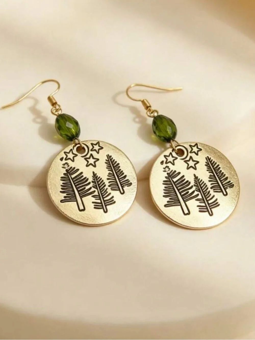 Boho Disc Drop Earrings N2413